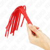 Kink - Mini Fouet Simple Rouge 28 Cm